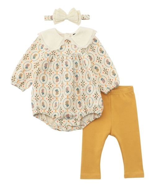 Moimoln モイモルン のファッション ロンパース グレイスセットアップロンパース ロンパース セットアップ