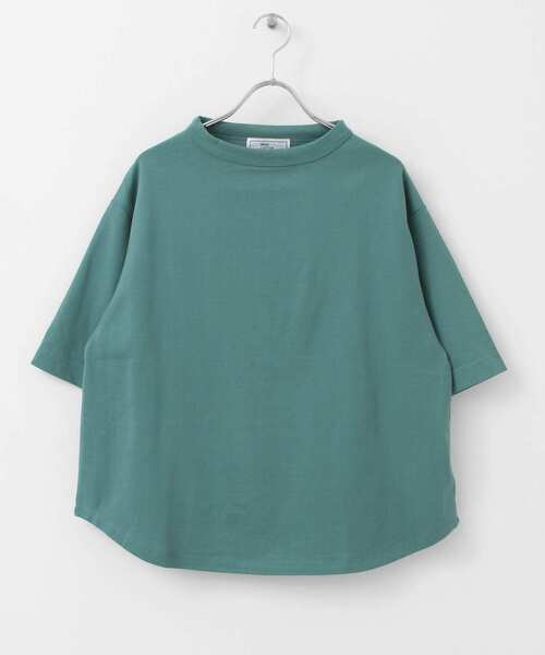 FORK&SPOON（フォークアンドスプーン）の「FORK&SPOON　オーガニックコットンボトルネックTシャツ（Tシャツ/カットソー・レディース・ブラウン/オフホワイト/ブルー・ONE）」の17枚目の写真