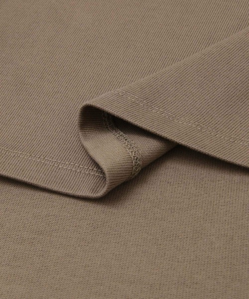 FORK&SPOON（フォークアンドスプーン）の「FORK&SPOON　オーガニックコットンボトルネックTシャツ（Tシャツ/カットソー・レディース・ブラウン/オフホワイト/ブルー・ONE）」の8枚目の写真