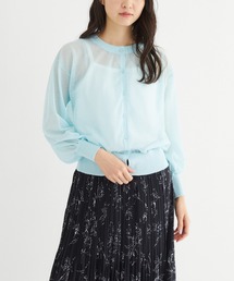 【雑誌掲載】シアーニットカーディガン（1R14-03179）