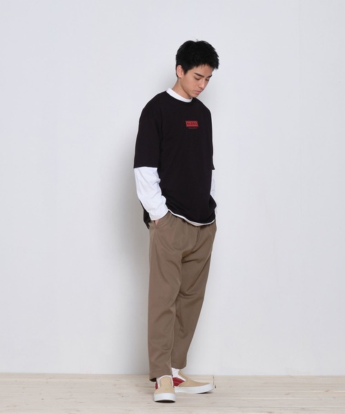 plain-me(プレインミー)の「紀念品JNP 大人の夜食店・メニューTEEシャツ(Tシャツ/カットソー・メンズ・ホワイト/ブラック/ベージュ/グリーン・SMALL/MEDIUM/LARGE)」の5枚目の写真