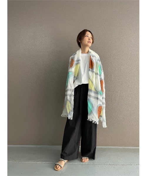 BEARDSLEY（ビアズリー）の「スッキリタックワイドパンツ（その他パンツ・レディース・ブラック/ベージュ・SMALL/FREE）」の18枚目の写真