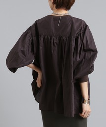 DouDou | 袖ボリュームリブ切替ブラウス(シャツ/ブラウス)