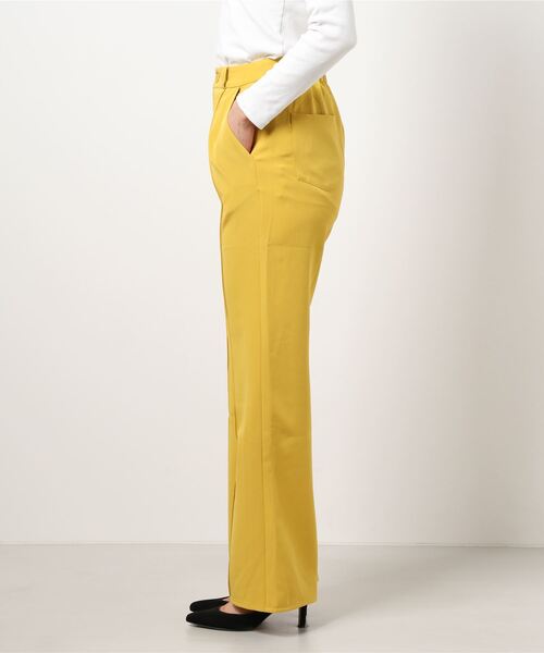 archives（アルシーヴ）の「【入荷禁止】センターピンタックパンツ（その他パンツ・レディース・アイボリー/モカ/マスタード/グリーン系その他/レッド系その他・MEDIUM）」の21枚目の写真