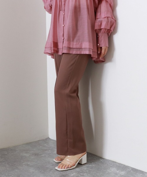 archives（アルシーヴ）の「【入荷禁止】センターピンタックパンツ（その他パンツ・レディース・アイボリー/モカ/マスタード/グリーン系その他/レッド系その他・MEDIUM）」の20枚目の写真