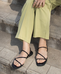 RANDA | ナローストラップフラットサンダル(サンダル)