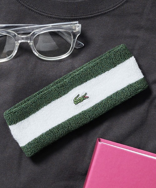 LACOSTE(ラコステ)の「【LACOSTE】ラコステパイルヘアバンド HEAD BAND ヘッドバンド CBS(ヘアバンド・メンズ・ホワイト/ブラック/ブルー/ライトグリーン系/レッド/グリーン/その他1/グレー/ネイビー系・FREE)」の5枚目の写真