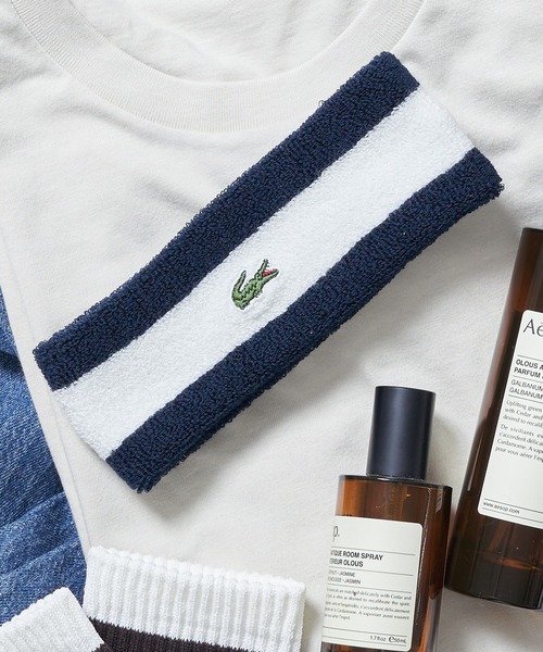 LACOSTE(ラコステ)の「【LACOSTE】ラコステパイルヘアバンド HEAD BAND ヘッドバンド CBS(ヘアバンド・メンズ・ホワイト/ブラック/ブルー/ライトグリーン系/レッド/グリーン/その他1/グレー/ネイビー系・FREE)」の7枚目の写真