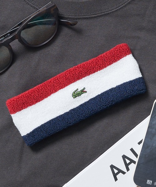 LACOSTE(ラコステ)の「【LACOSTE】ラコステパイルヘアバンド HEAD BAND ヘッドバンド CBS(ヘアバンド・メンズ・ホワイト/ブラック/ブルー/ライトグリーン系/レッド/グリーン/その他1/グレー/ネイビー系・FREE)」の9枚目の写真
