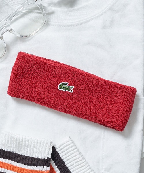 LACOSTE(ラコステ)の「【LACOSTE】ラコステパイルヘアバンド HEAD BAND ヘッドバンド CBS(ヘアバンド・メンズ・ホワイト/ブラック/ブルー/ライトグリーン系/レッド/グリーン/その他1/グレー/ネイビー系・FREE)」の8枚目の写真