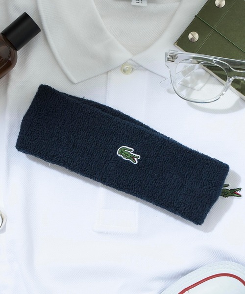LACOSTE(ラコステ)の「【LACOSTE】ラコステパイルヘアバンド HEAD BAND ヘッドバンド CBS(ヘアバンド・メンズ・ホワイト/ブラック/ブルー/ライトグリーン系/レッド/グリーン/その他1/グレー/ネイビー系・FREE)」の6枚目の写真