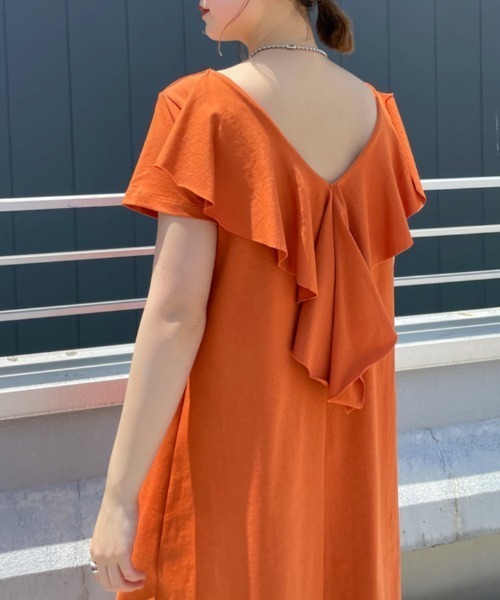 バックフリルカットワンピース 前後2way ワンピース Ciaopanic チャオパニック のファッション ワンピース セール