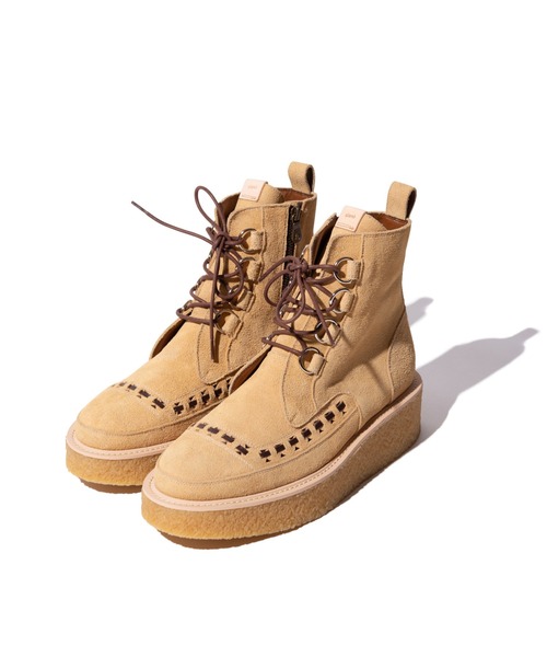 glamb（グラム）の「Stray creeper boots / ストレイクリーパーブーツ（ブーツ・メンズ・ワイン/ブラック/ベージュ・4/1/3/2）」の2枚目の写真