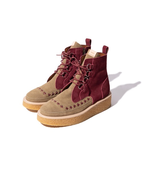 glamb（グラム）の「Stray creeper boots / ストレイクリーパーブーツ（ブーツ・メンズ・ワイン/ブラック/ベージュ・4/1/3/2）」の5枚目の写真