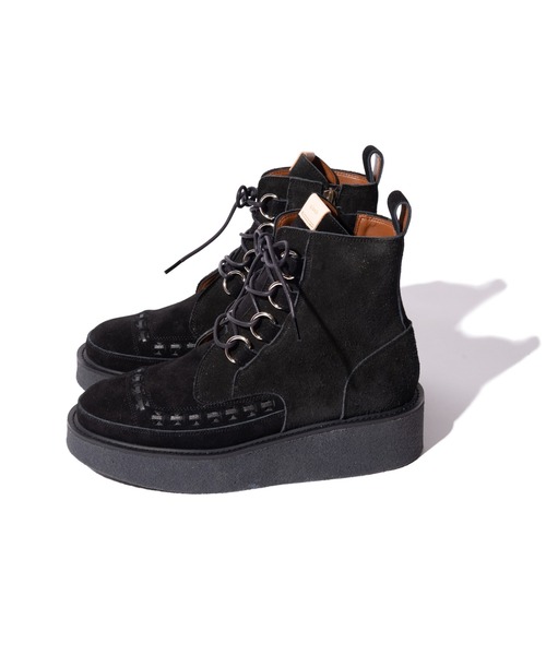 glamb（グラム）の「Stray creeper boots / ストレイクリーパーブーツ（ブーツ・メンズ・ワイン/ブラック/ベージュ・4/1/3/2）」の6枚目の写真