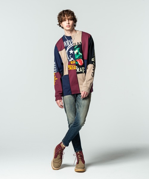 glamb（グラム）の「Stray creeper boots / ストレイクリーパーブーツ（ブーツ・メンズ・ワイン/ブラック/ベージュ・4/1/3/2）」の21枚目の写真