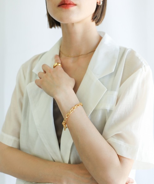 select MOCA（セレクトモカ）の「チェーンブレスレット（ブレスレット・レディース・シルバー/ゴールド・FREE）」の3枚目の写真