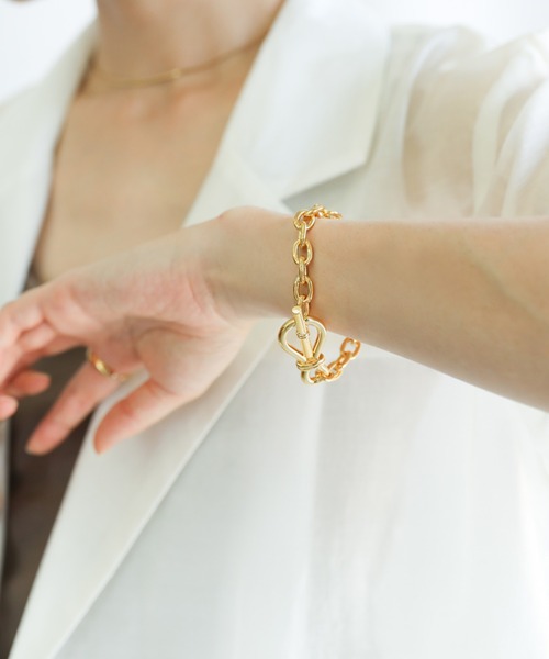 select MOCA（セレクトモカ）の「チェーンブレスレット（ブレスレット・レディース・シルバー/ゴールド・FREE）」の12枚目の写真