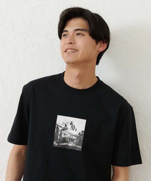 OUTDOOR PRODUCTS（アウトドアプロダクツ）の「【OUTDOOR PRODUCTS】USAコットン ヘビーウェイトフォトロゴビッグシルエットTシャツ（Tシャツ/カットソー・メンズ・ブルー系その他/カーキ/ホワイト/ブラック・X-LARGE/MEDIUM/LARGE/SMALL）」の2枚目の写真