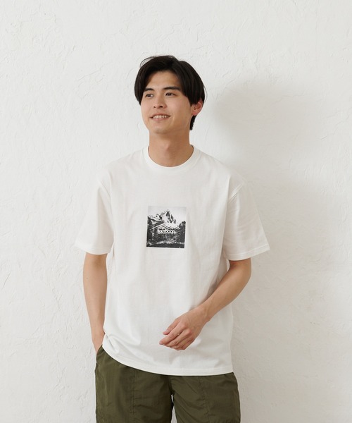 OUTDOOR PRODUCTS（アウトドアプロダクツ）の「【OUTDOOR PRODUCTS】USAコットン ヘビーウェイトフォトロゴビッグシルエットTシャツ（Tシャツ/カットソー・メンズ・ブルー系その他/カーキ/ホワイト/ブラック・X-LARGE/MEDIUM/LARGE/SMALL）」の7枚目の写真