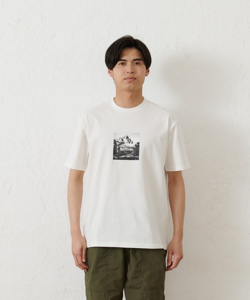 OUTDOOR PRODUCTS（アウトドアプロダクツ）の「【OUTDOOR PRODUCTS】USAコットン ヘビーウェイトフォトロゴビッグシルエットTシャツ（Tシャツ/カットソー・メンズ・ブルー系その他/カーキ/ホワイト/ブラック・X-LARGE/MEDIUM/LARGE/SMALL）」の9枚目の写真