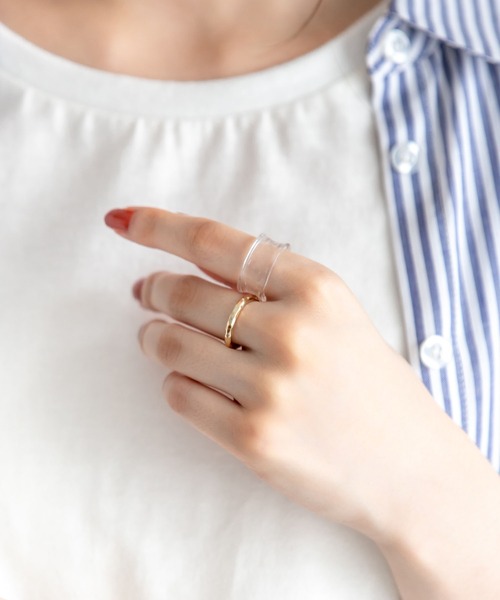 Edit Sheen（エディットシーン）の「クリアリングセット（リング・レディース・ゴールド/シルバー・FREE）」の7枚目の写真