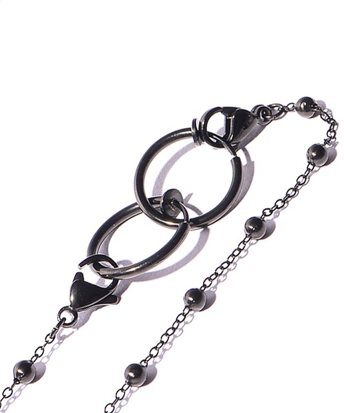 MinoriTY（マイノリティ）の「【Brodiaea】ボールシリンダーマスクチェーン（ネックレス・メンズ・ブラック/シルバー・FREE）」の10枚目の写真