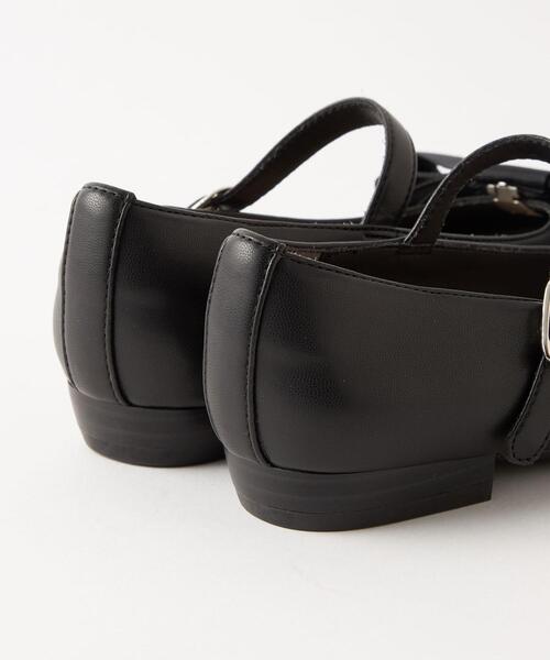 green label relaxing（グリーンレーベルリラクシング）の「GLR リボンフラットシューズ 16.5-23cm（バレエシューズ・キッズ・ブラック・20cm/19cm/22cm/18cm/17cm/21cm/23cm）」の7枚目の写真