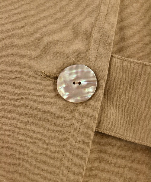 ALEXIA STAM(アリシアスタン)の「Side Button Sleeveless Wrap Top/サイドボタンスリーブレスラップトップ(Tシャツ/カットソー・レディース・チャコールグレー/ホワイト/ベージュ・FREE)」の14枚目の写真