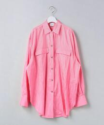6（ロク）の「＜6(ROKU)＞NYLON SILK TIE SHIRT/シャツ（シャツ