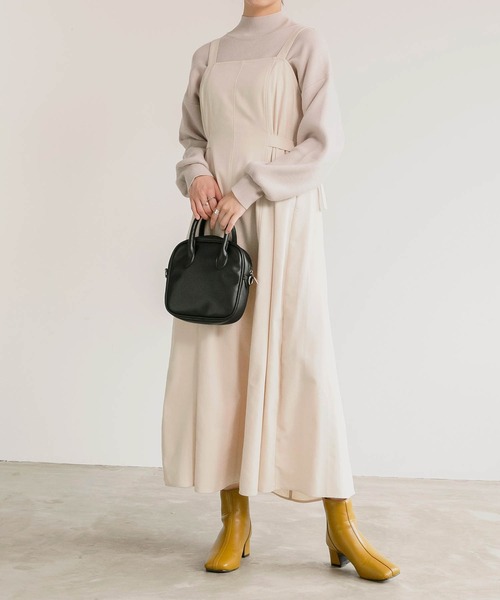 BONLECILL（ボンルシール）の「2wayフェイクレザーミニボストンバッグ（ボストンバッグ・レディース・ブラック/ベージュ/ブラウン・FREE）」の15枚目の写真