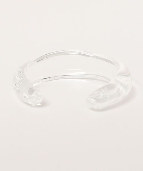 tone（トーン）の「【ECRu.】ニュアンス　クリアバングル（バングル/リストバンド・レディース・パープル/ブラウン/クリア/ブルー・FREE）」の5枚目の写真