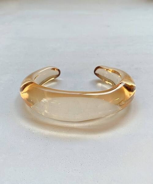 tone（トーン）の「【ECRu.】ニュアンス　クリアバングル（バングル/リストバンド・レディース・パープル/ブラウン/クリア/ブルー・FREE）」の10枚目の写真