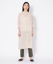 shop DADA | タブ付きロングシャツ（1S13-7186）(シャツ/ブラウス)