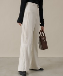 NEUNA | スエードタッチサイドプリーツスラックスパンツ(スラックス)
