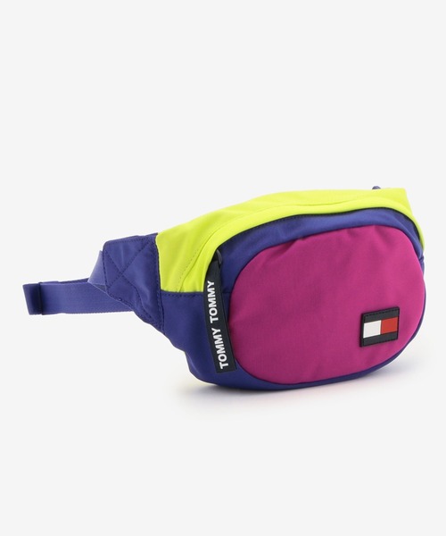 TOMMY HILFIGER(トミーヒルフィガー)の「カラーブロックウエストバッグ(ボディバッグ/ウエストポーチ・キッズ・パープル・FREE)」の3枚目の写真