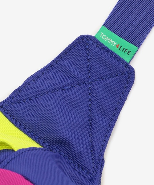 TOMMY HILFIGER(トミーヒルフィガー)の「カラーブロックウエストバッグ(ボディバッグ/ウエストポーチ・キッズ・パープル・FREE)」の6枚目の写真