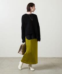 UNITED ARROWS | ＜UNITED ARROWS＞シアー モヘヤ ニット W †(ニット/セーター)