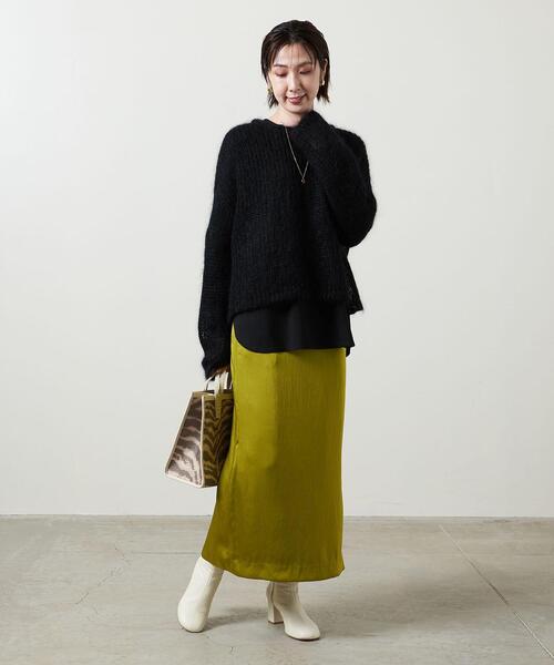 UNITED ARROWS　ユナイテッドアローズ　モヘアニット　S　グリーン UNITED ARROWS ユナイテッドアローズ モヘアニット S グリーン