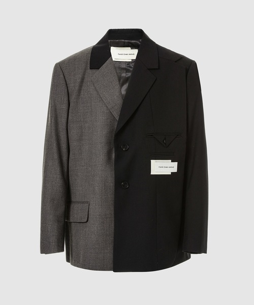 CONTRAST COLOR BLAZER