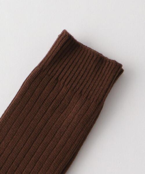 Steven Alan（スティーブンアラン）の「＜BASERANGE＞RIB SOCKS/ソックス（ソックス/靴下・レディース・ダークブラウン/ネイビー/ライム・FREE）」の4枚目の写真
