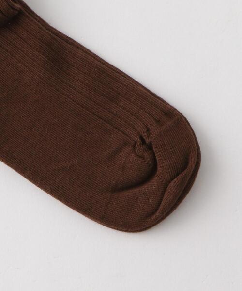 Steven Alan（スティーブンアラン）の「＜BASERANGE＞RIB SOCKS/ソックス（ソックス/靴下・レディース・ダークブラウン/ネイビー/ライム・FREE）」の6枚目の写真