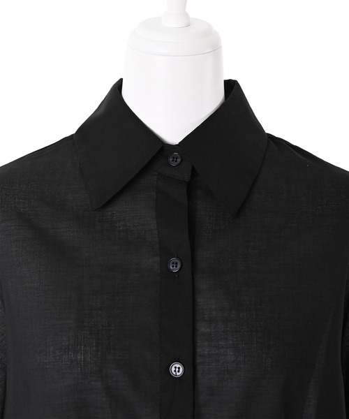 Narcissus（ナルシス）の「【Narcissus】シースルーシャツ（シャツ/ブラウス・レディース・ホワイト/ブラック・FREE）」の14枚目の写真