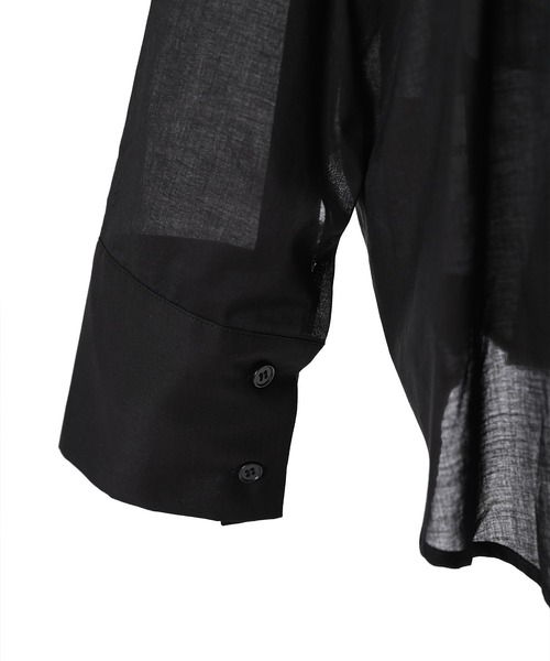 Narcissus（ナルシス）の「【Narcissus】シースルーシャツ（シャツ/ブラウス・レディース・ホワイト/ブラック・FREE）」の8枚目の写真