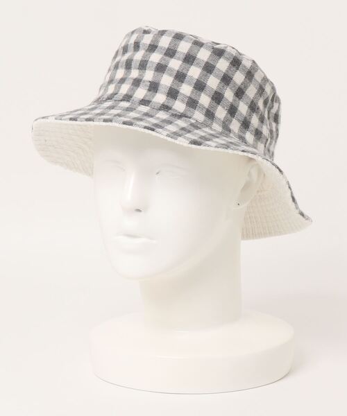 HONEYSUCKLE ROSE（ハニーサックルローズ）の「【HONEYSUCKLE ROSE】リバーシブルハット（ハット・レディース・オフホワイト/ライトベージュ・フリー）」の3枚目の写真