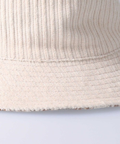 HONEYSUCKLE ROSE（ハニーサックルローズ）の「【HONEYSUCKLE ROSE】リバーシブルハット（ハット・レディース・オフホワイト/ライトベージュ・フリー）」の8枚目の写真