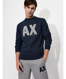 【A|X アルマーニ エクスチェンジ】AXロゴ　スウェットトップス