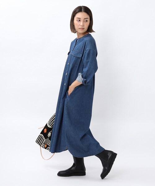 新品未使用タグ付き✨アンタイトル リラックスデニムワンピース