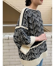 BEARDSLEY | ジャガードプルオーバーニット(ニット/セーター)