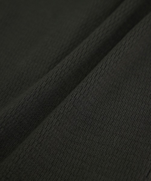 ROPE' PICNIC（ロペピクニック）の「ソフトリッチオーガニックコットンオールインワン（つなぎ/オールインワン・レディース・チャコールグレー/キナリ・38）」の9枚目の写真